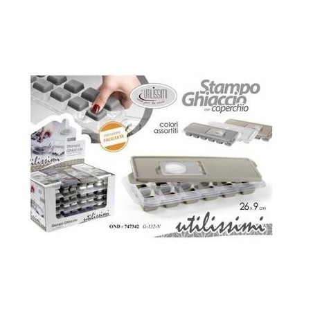 STAMPO GHIACCIO C/COPERCHIO 26x9cm 838699