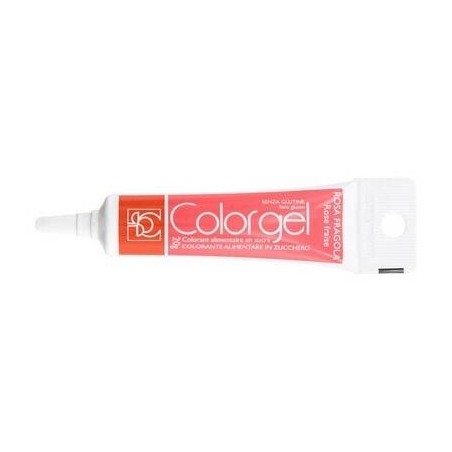 COLORANTE GEL TUBETTO 20gr ROSA FRAGOLA