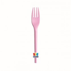 FORCHETTE ECOLOR CPLA 16cm ROSA 20pz