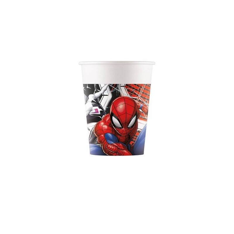 BICCHIERI CARTA 250cc SPIDERMAN WORLD OF WEBS