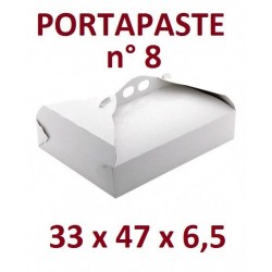 SCATOLA P.PASTE POLIT. N°8 33x47x6,5cm BIANCO RAMAGE