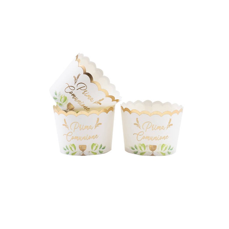 PIROTTINI CARTA COMUNIONE STAMPA ORO 5x4,5cm