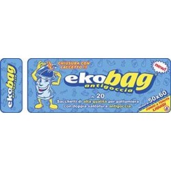 SACCHI NU NERO ROLLY 50x60cm 20pz ECO BAG