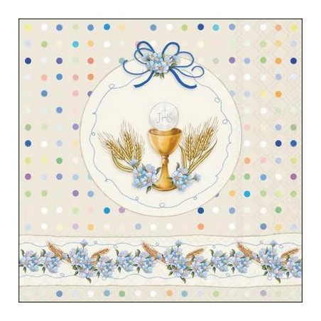 TOVAGLIOLI 33X33 CALICE COMUNIONE 20pz