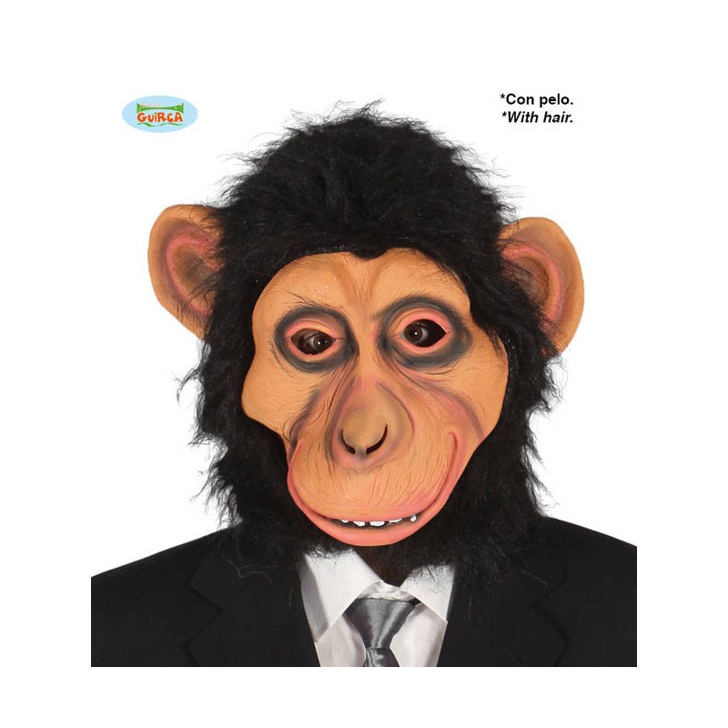 MASCHERA SCIMPANZE' CON PELO