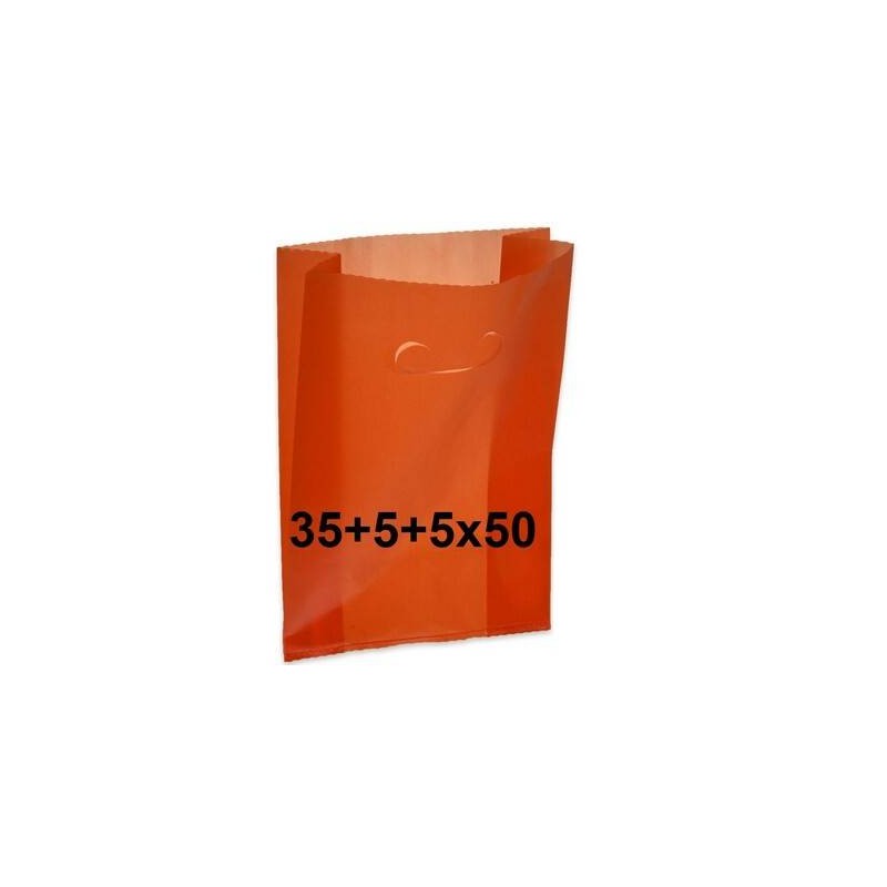 SHOPPER FAGIOLO PE/HD 60my 35+5+5x50cm ROSSO 5kg (lg.N°28 24/03/12) **TASSA CONAI 0,718/KG INCLUSA**