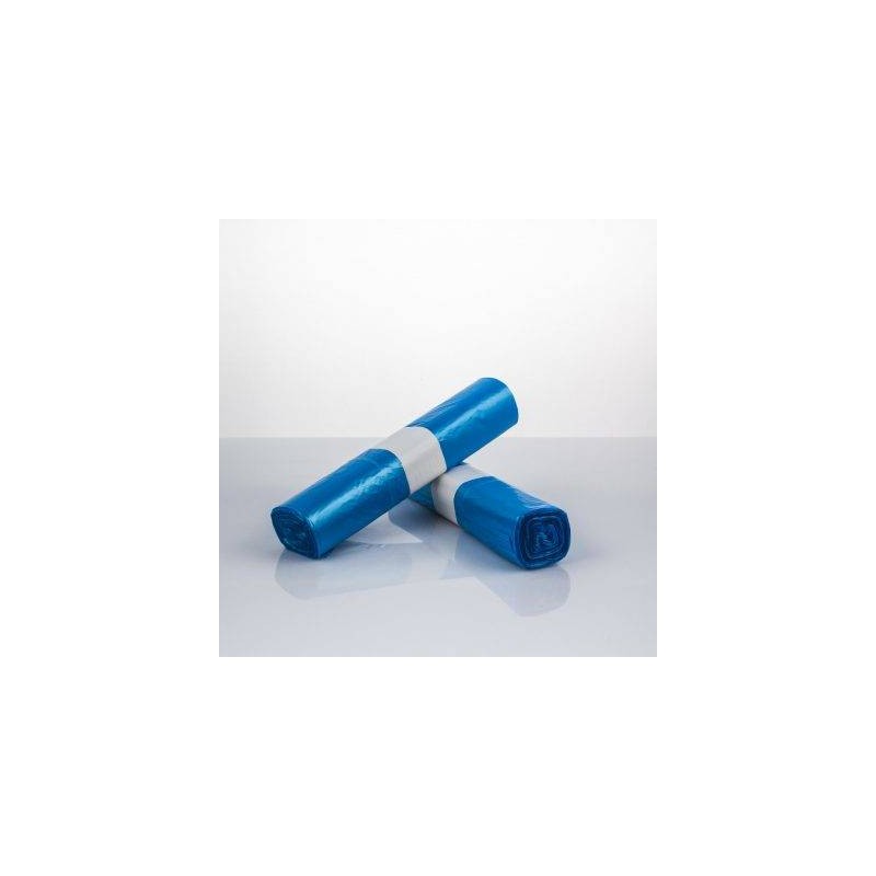 SACCHI NU 50x60cm AZZURRI 15pz C/MANIGLIE