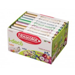 PENNARELLO PER DECORARE I-DECò METAL P. GROSSA FIBRACOLOR 2pz