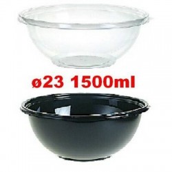 INSALATIERA PET TRASPARENTE DIAM.23 LT.1,5