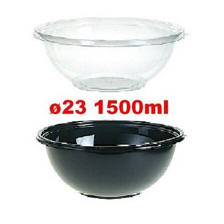 INSALATIERA PET TRASPARENTE DIAM.23 LT.1,5