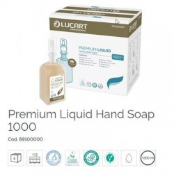 SAPONE PREMIUM LIQUID HAND SOAP LUCART IDENTITY 338 6x1000ml
