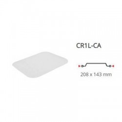 COPERCHI TEGLIA ALLUMINIO 2/3 PORZIONI 100PZ CR1L CONTITAL