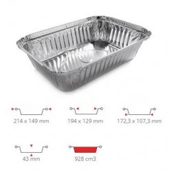 TEGLIA ALLUMINIO PRED. COP. 2/3 PRZ R1L 100PZ CONTITAL