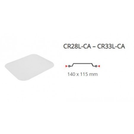 COPERCHI TEGLIA ALLUMINIO 1 PORZIONE 100pz CR28L CONTITAL