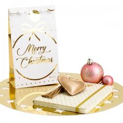 SACCHETTI CHRISTMAS GOLD 12x6x21cm