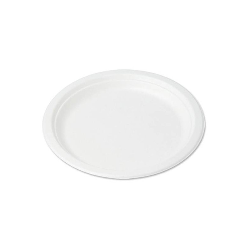 PIATTI PIANI POLPA ø26 BIODEGRADABILI 50pz Byò