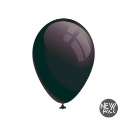 PALLONCINI IN LATTICE 28cm NERI 16pz