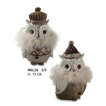 GUFO PLUMAGE PC 15cm 2 ass. NKL26