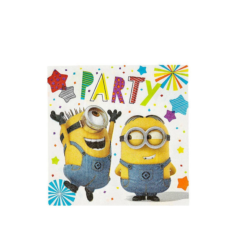 TOVAGLIOLI 33x33cm MINIONS 16pz