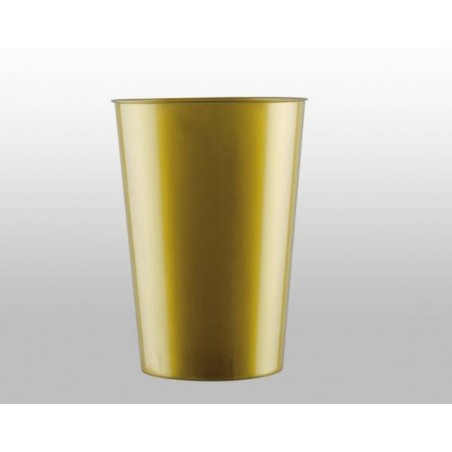 BICCHIERE PS 250cc ORO 25pz