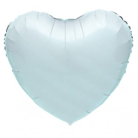 PALLONE MYLAR CUORE AZZURRO ø45cm