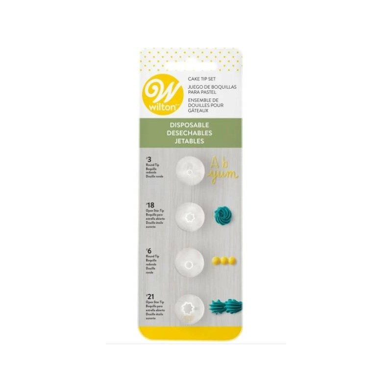 SET 4 BECCUCCI IN PLASTICA  3/6/18/21