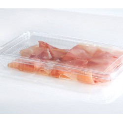 VASCHETTE PET C/COP SH45 200x145x45mm 50pz