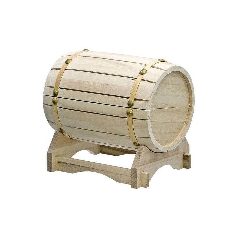 BOTTE GRANDE CON PIEDISTALLO 12x6cm NATURALE