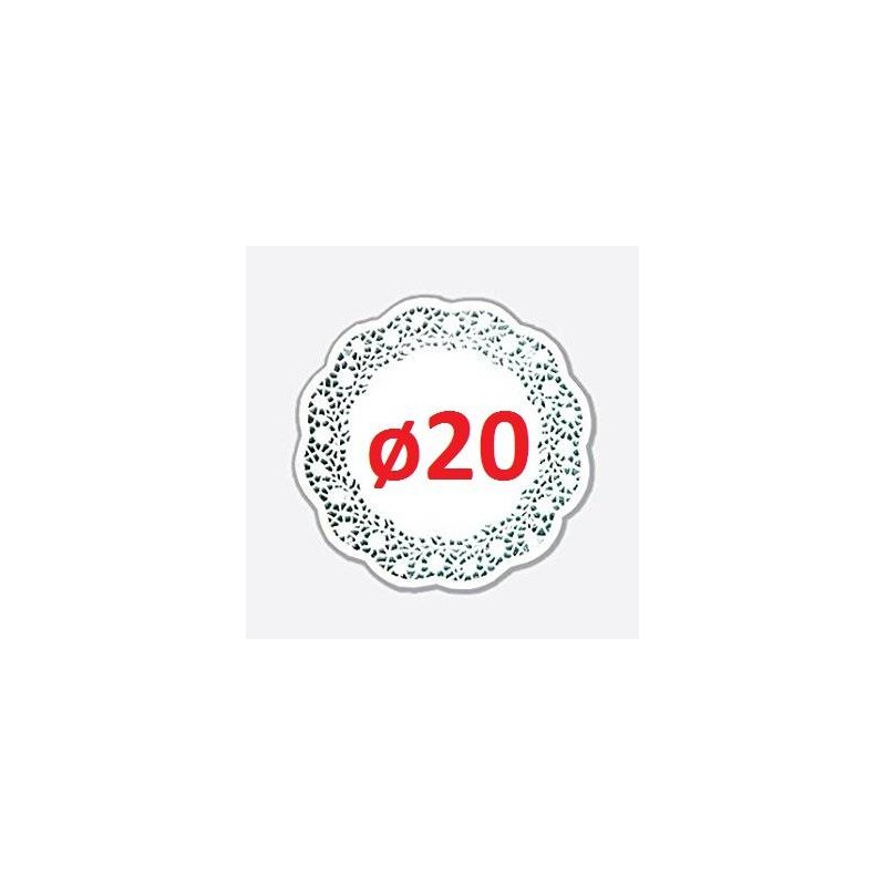 PIZZO PORCELLANATO TONDO ø20 10pz