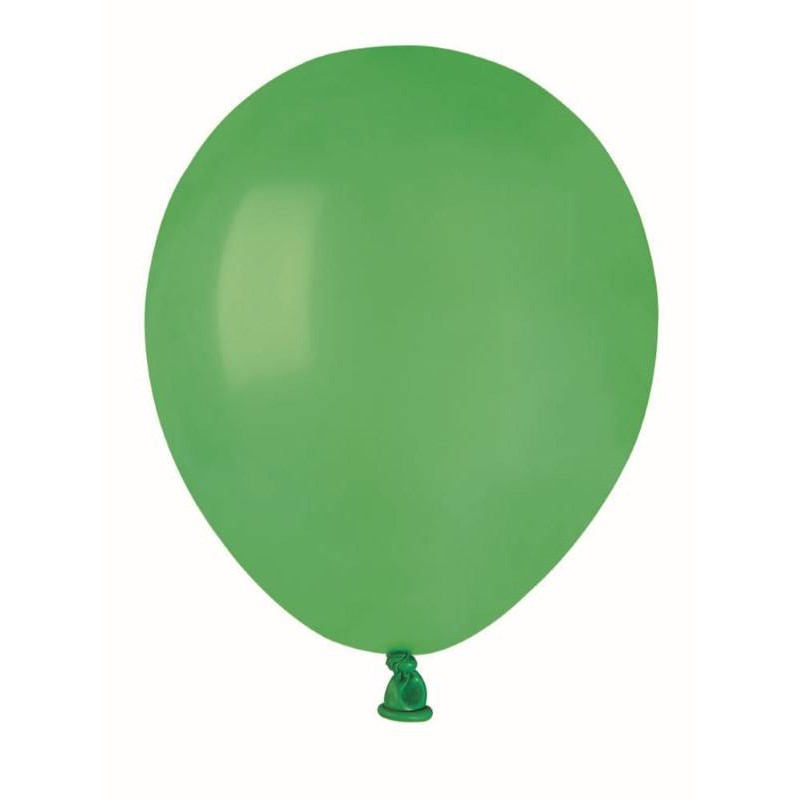 PALLONCINI COLOR 5 12cm VERDE 100pz