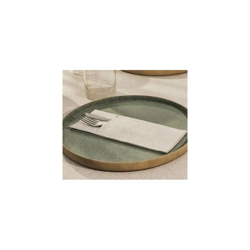 TOVAGLIOLI 40x30cm QUICK POCKET AIRLAID FABRIC CAPPUCCINO 50pz FATO