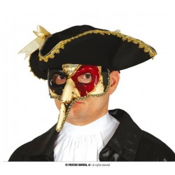 MASCHERA VENEZIANA  NASO LUNGO