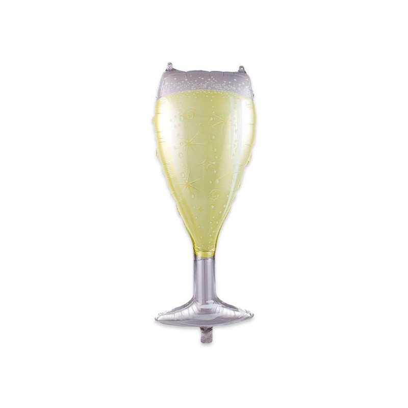 PALLONE MYLAR S/SHAPE CALICE FLUTES 43x99cm BIG