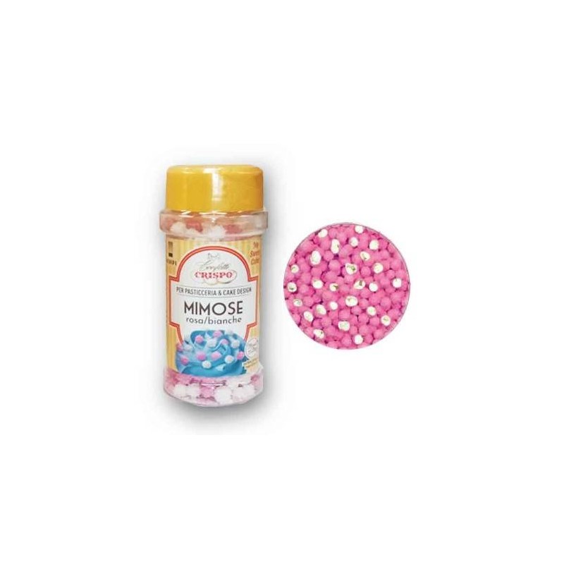 MIMOSE DI ZUCCHERO ROSA E BIANCHE 60gr