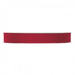 NASTRO DOUBLE VELVET mm25x30mt ROSSO