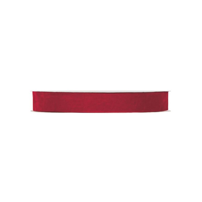 NASTRO DOUBLE VELVET mm25x30mt ROSSO