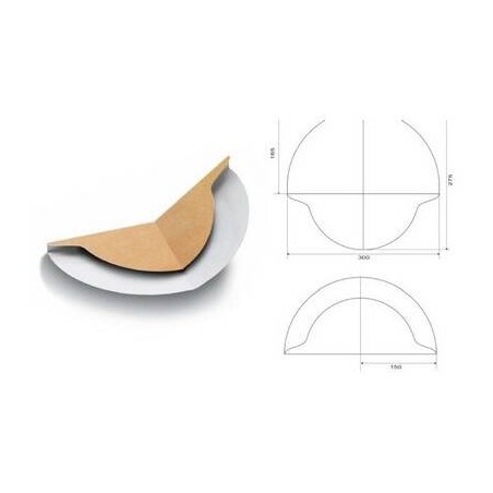 PORTA PIADINA GENERICO H.15 100pz 618-65