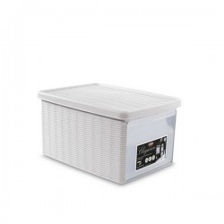 SCATOLA BOX C/APERTURA ELEGANCE 29x39x21cm BIANCA M