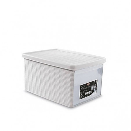 SCATOLA BOX C/APERTURA ELEGANCE 29x39x21cm BIANCA M