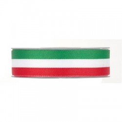 NASTRO TESSUTO TRICOLORE ITALIA mm10X20mt