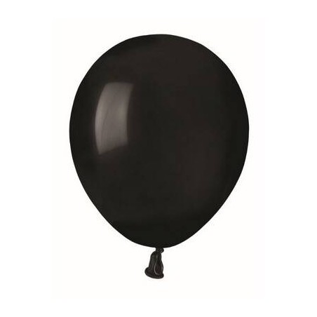 PALLONCINI COLOR 5 12cm NERO 100pz
