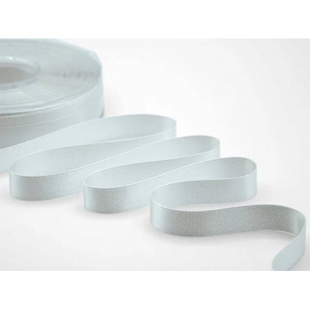 NASTRO DOPPIO RASO mm18x50mt COL.101 LAME' ARGENTO
