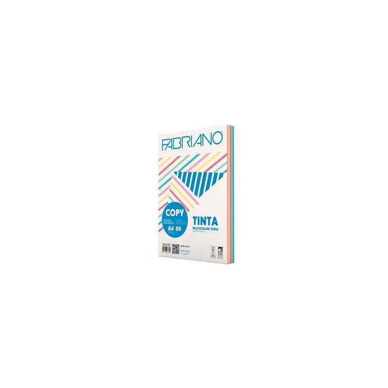RISMA COPYTINTA A4 250fg 80gr 5 COLORI TENUI ASS.TI