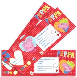 BLOCCHETTO INVITI PEPPA PIG 20pz