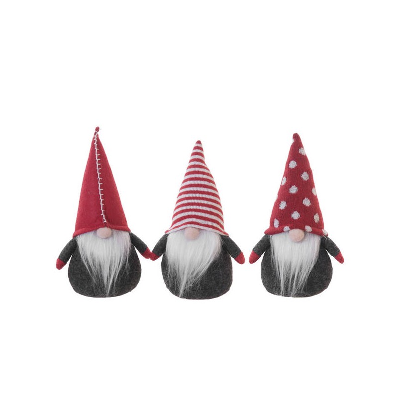 GNOMO SANTA CLAUS 21cm ASS.TI