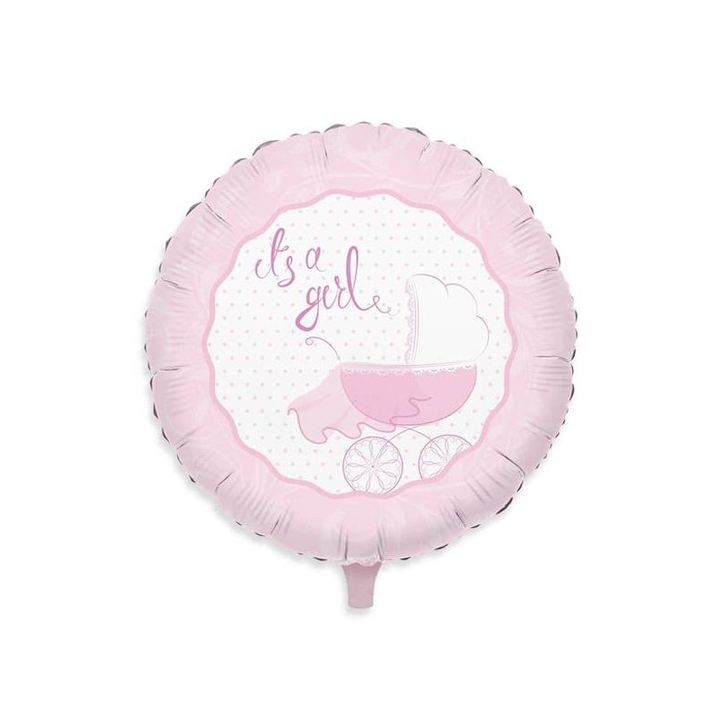 PALLONE MYLAR 18 IT S A GIRL 45cm