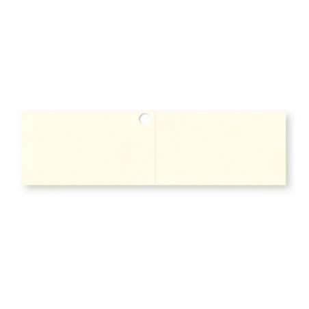 BIGLIETTINO BOMBONIERA 45x25mm AVORIO 20pz