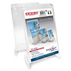 PORTAFOTO VERTICALE CRISTALLO FORMATO 10x15cm ARDA