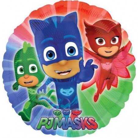 PALLONE MYLAR PJ MASKS SUPER PIGIAMINI ø45cm