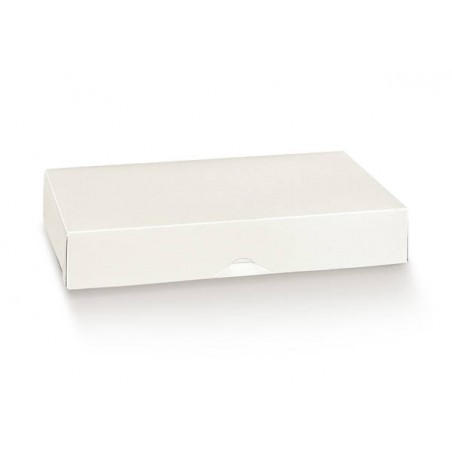 SCATOLA PRONTA 35x24x6cm FIBRA BIANCO 10pz